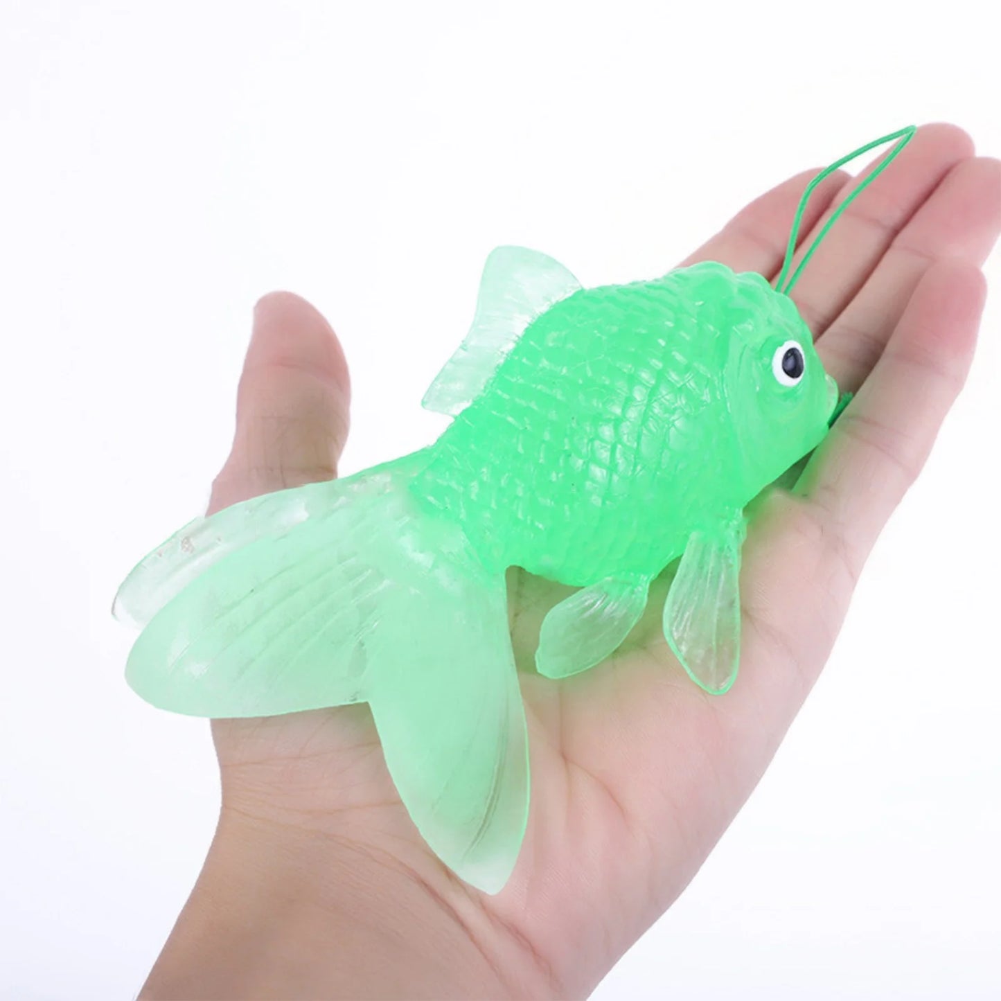 Kids Toys 5PCS Floating Simulation Goldfish 14.5CM Translucent Soft TPR Floating Marine Children'S Fish Fishing Toy Halloween Toys Gifts, Christmas Gifts, Birthday Gifts
