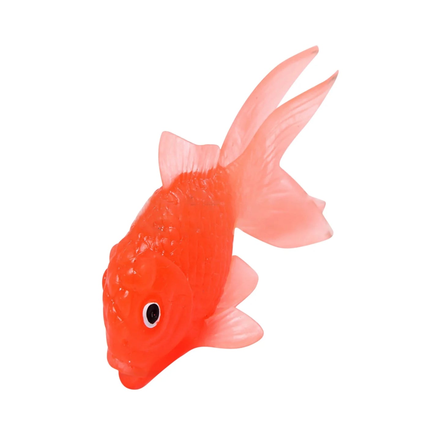 Kids Toys 5PCS Floating Simulation Goldfish 14.5CM Translucent Soft TPR Floating Marine Children'S Fish Fishing Toy Halloween Toys Gifts, Christmas Gifts, Birthday Gifts