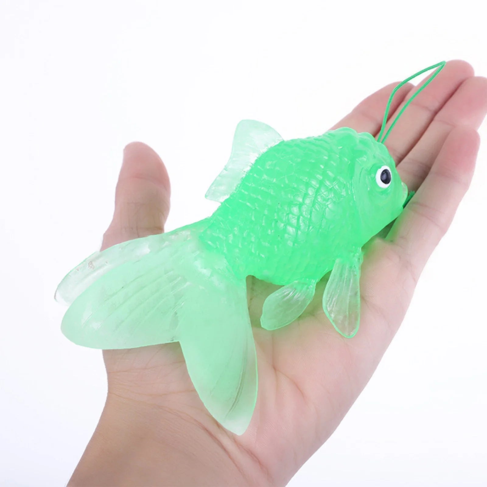 Kids Toys 5PCS Floating Simulation Goldfish 14.5CM Translucent Soft TPR Floating Marine Children'S Fish Fishing Toy Halloween Toys Gifts, Christmas Gifts, Birthday Gifts