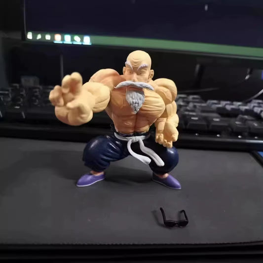 New 10Cm Anime Dragon Ball Figures Muscle Kame Sennin Master Roshi Action Figure PVC Collection Model Toys for Gifts
